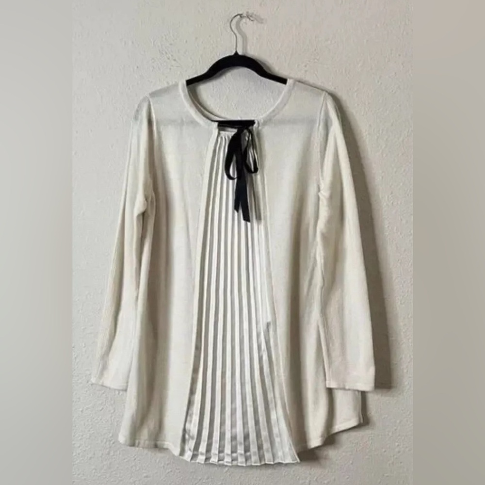 NEW WITH TAGS Soft Surroundings Reserva Sweater Women Size Large Ecru